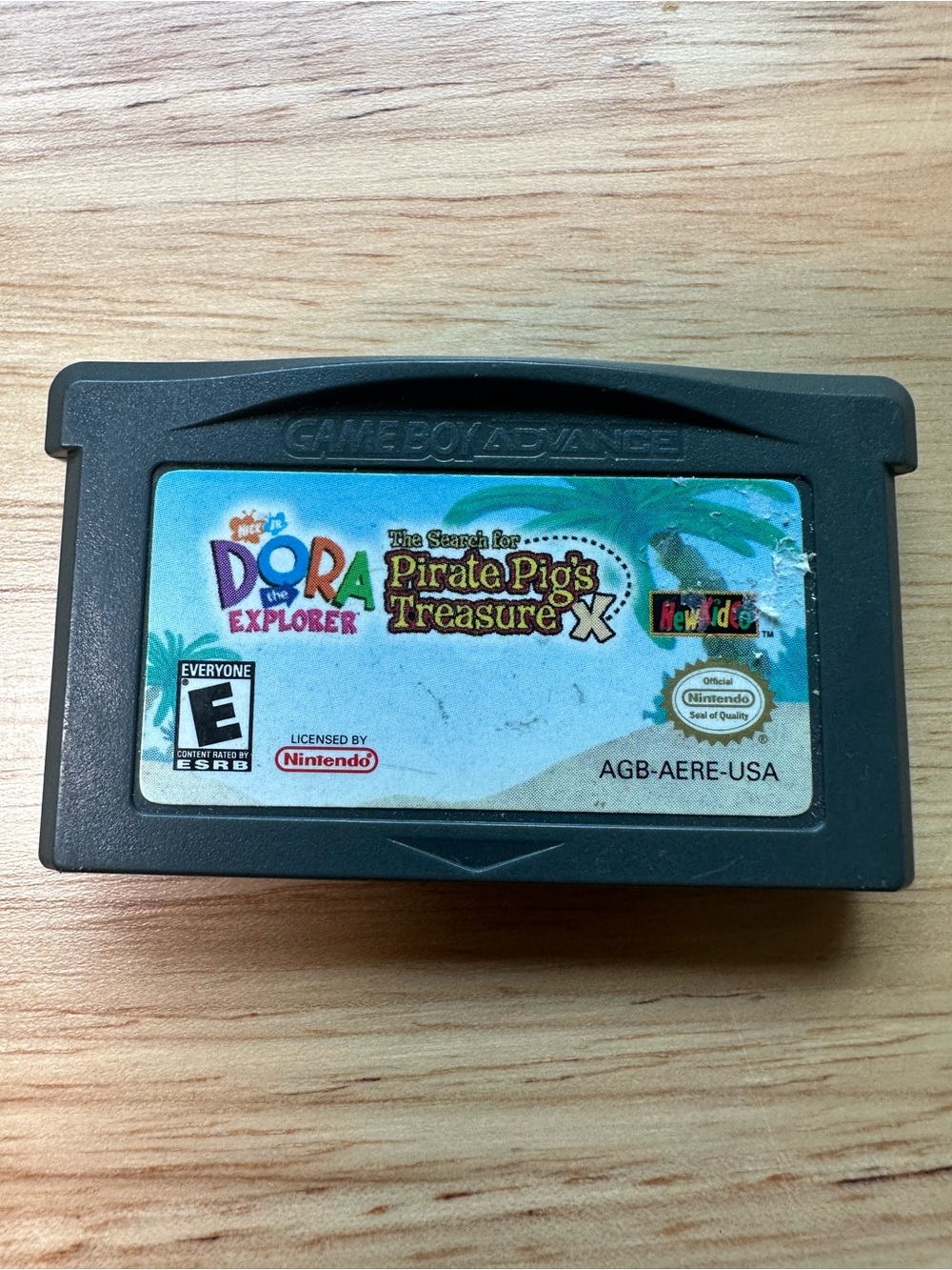 Nintendo Game Boy Advance Black Cartridge Dora pirate pigs treasure